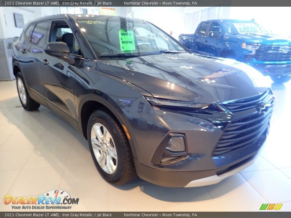 2021 Chevrolet Blazer LT AWD Iron Gray Metallic / Jet Black Photo #8