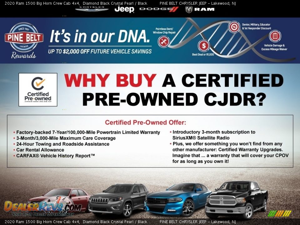 Dealer Info of 2020 Ram 1500 Big Horn Crew Cab 4x4 Photo #12