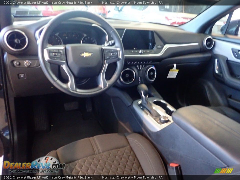Jet Black Interior - 2021 Chevrolet Blazer LT AWD Photo #13