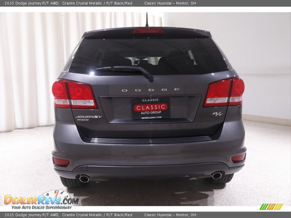 2015 Dodge Journey R/T AWD Granite Crystal Metallic / R/T Black/Red Photo #21