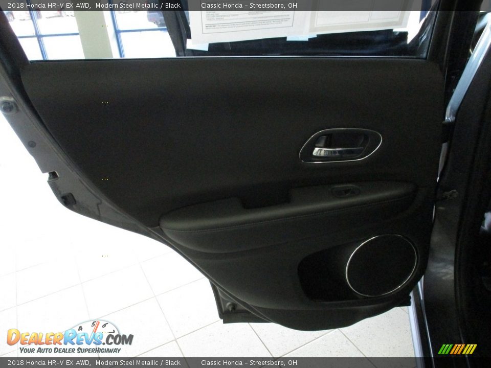 2018 Honda HR-V EX AWD Modern Steel Metallic / Black Photo #23