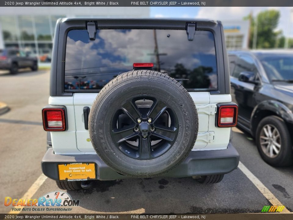 2020 Jeep Wrangler Unlimited Altitude 4x4 Bright White / Black Photo #5