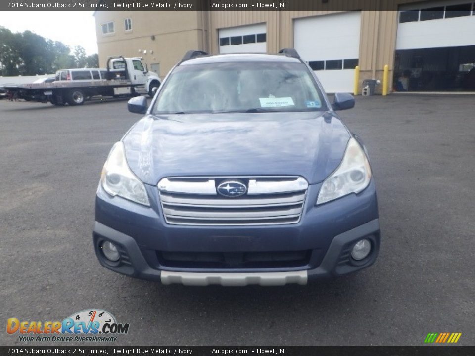 2014 Subaru Outback 2.5i Limited Twilight Blue Metallic / Ivory Photo #2