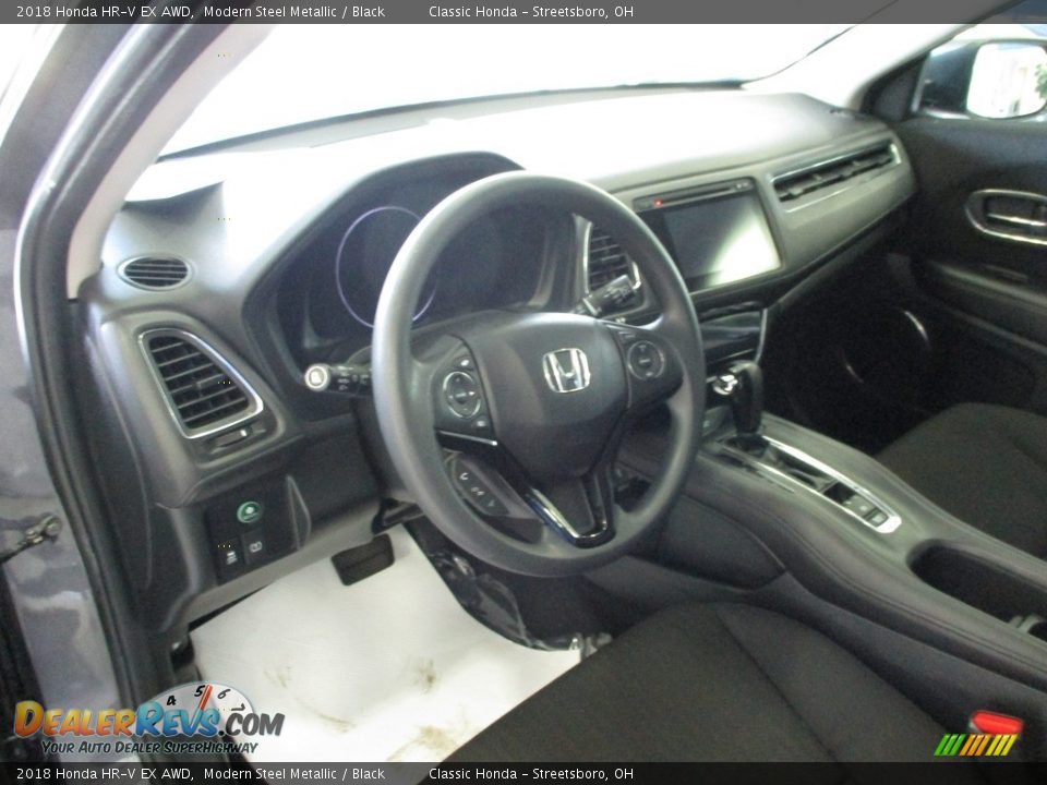2018 Honda HR-V EX AWD Modern Steel Metallic / Black Photo #29