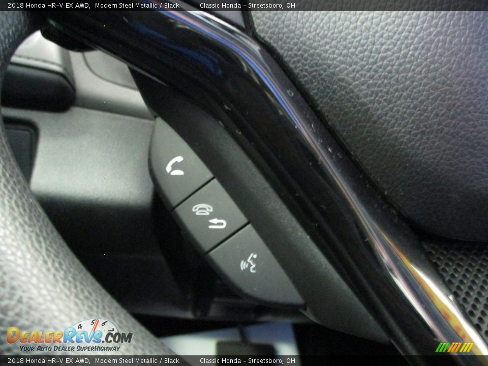 2018 Honda HR-V EX AWD Modern Steel Metallic / Black Photo #33