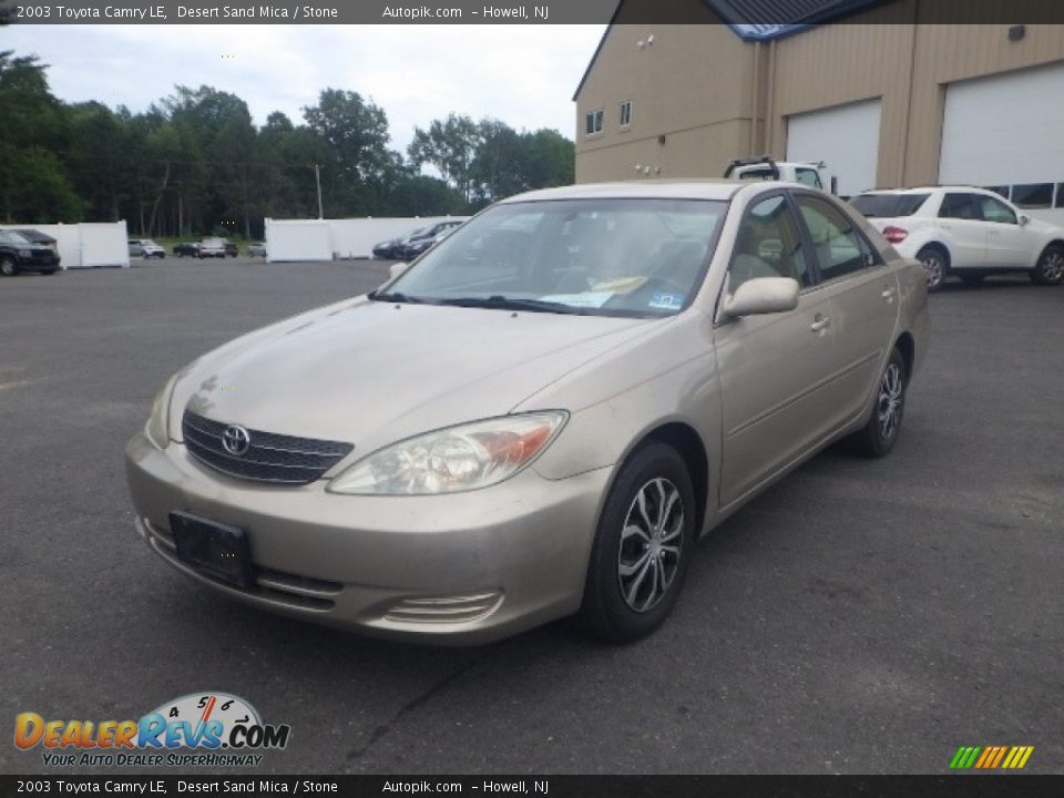 2003 Toyota Camry LE Desert Sand Mica / Stone Photo #1