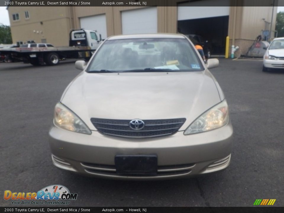 2003 Toyota Camry LE Desert Sand Mica / Stone Photo #2