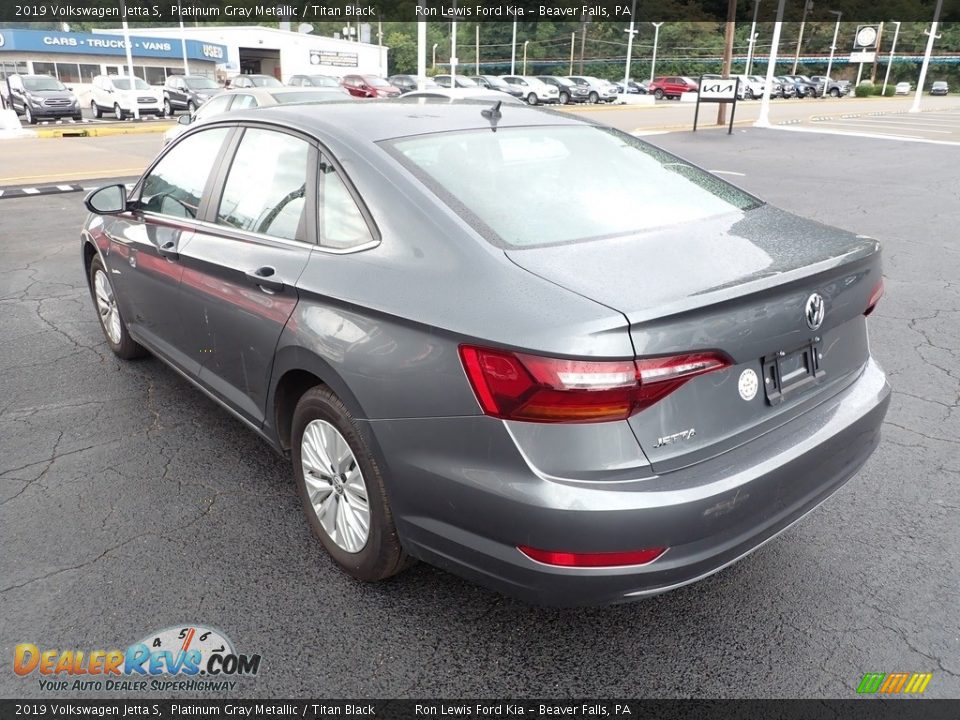 2019 Volkswagen Jetta S Platinum Gray Metallic / Titan Black Photo #6