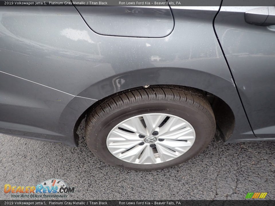 2019 Volkswagen Jetta S Platinum Gray Metallic / Titan Black Photo #9