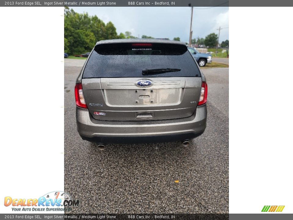 2013 Ford Edge SEL Ingot Silver Metallic / Medium Light Stone Photo #3