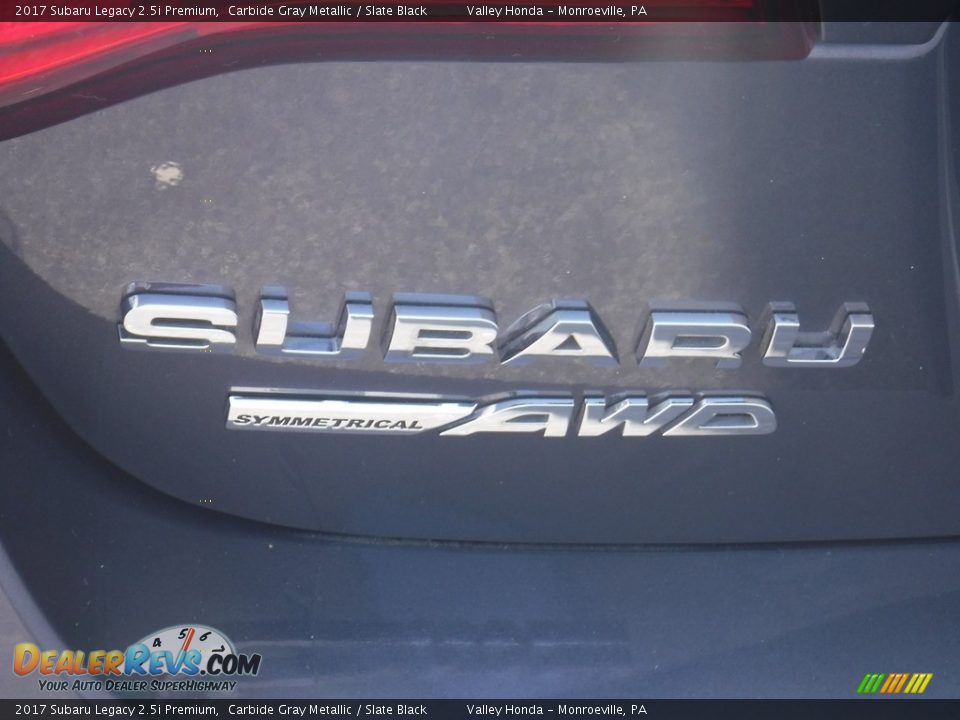 2017 Subaru Legacy 2.5i Premium Carbide Gray Metallic / Slate Black Photo #9