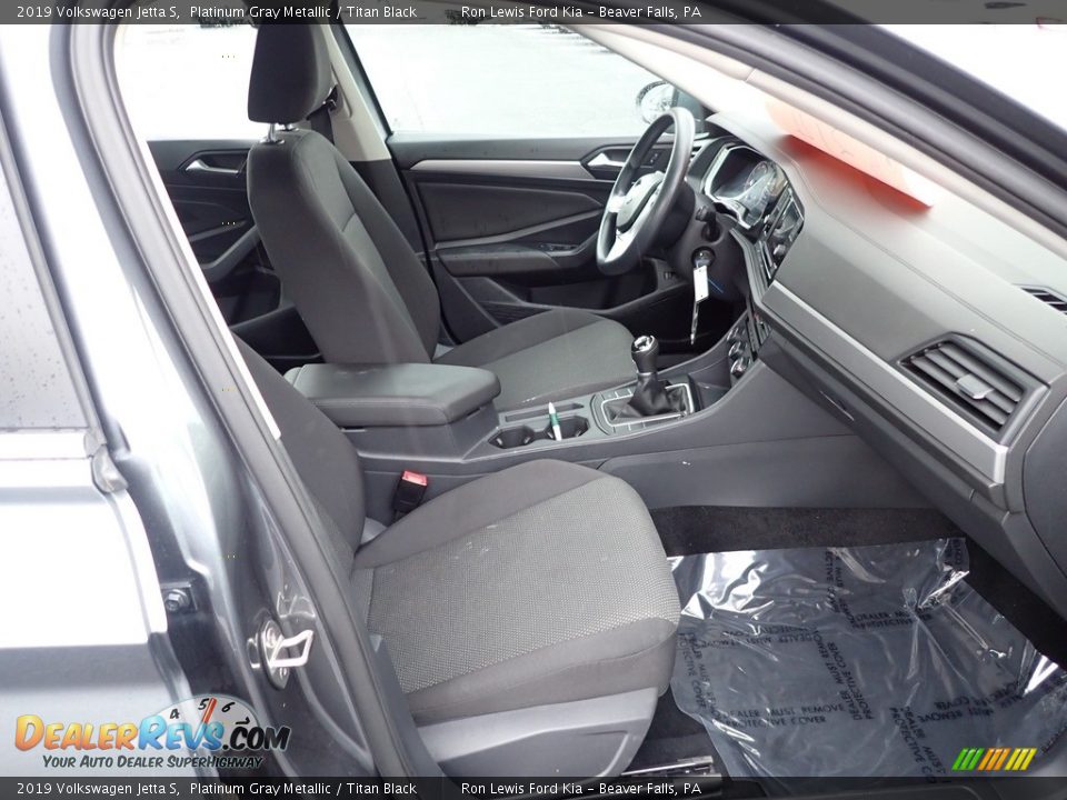 2019 Volkswagen Jetta S Platinum Gray Metallic / Titan Black Photo #11
