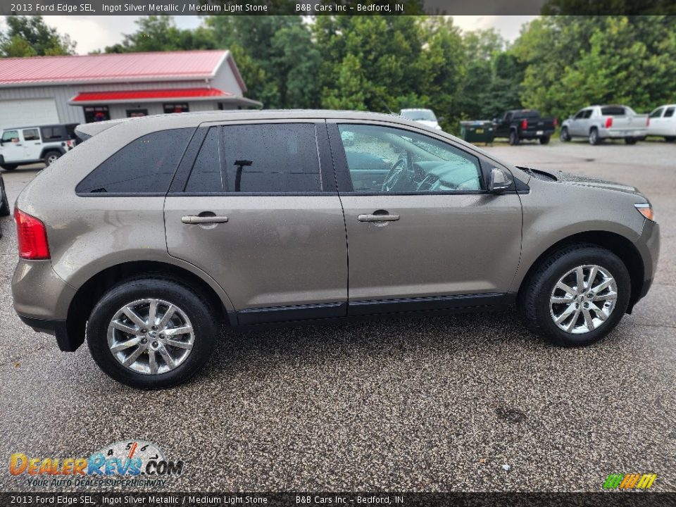 2013 Ford Edge SEL Ingot Silver Metallic / Medium Light Stone Photo #5