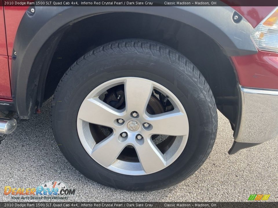 2010 Dodge Ram 1500 SLT Quad Cab 4x4 Inferno Red Crystal Pearl / Dark Slate Gray Photo #5