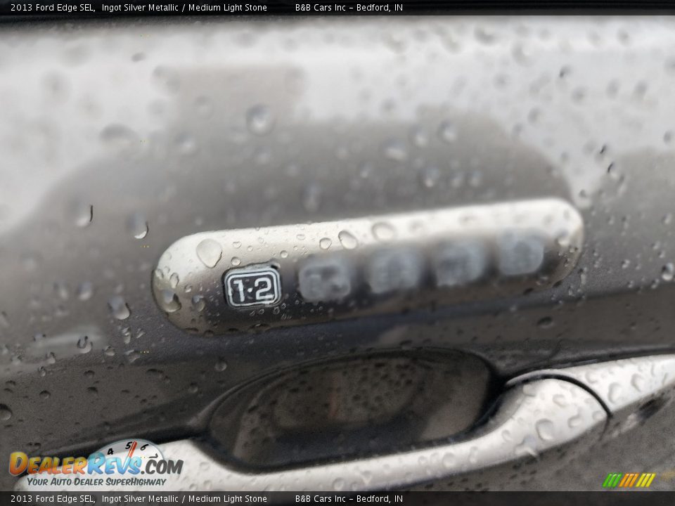 2013 Ford Edge SEL Ingot Silver Metallic / Medium Light Stone Photo #8