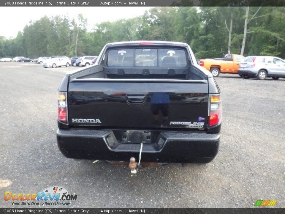 2008 Honda Ridgeline RTS Formal Black / Gray Photo #6