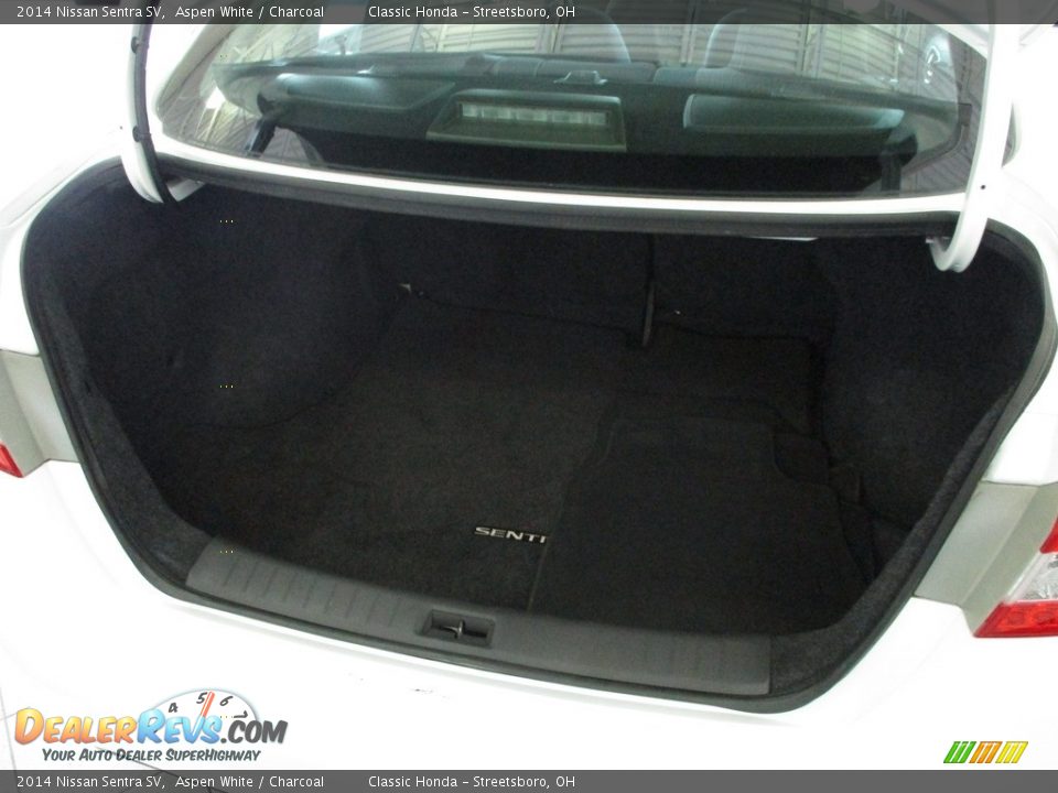 2014 Nissan Sentra SV Aspen White / Charcoal Photo #13
