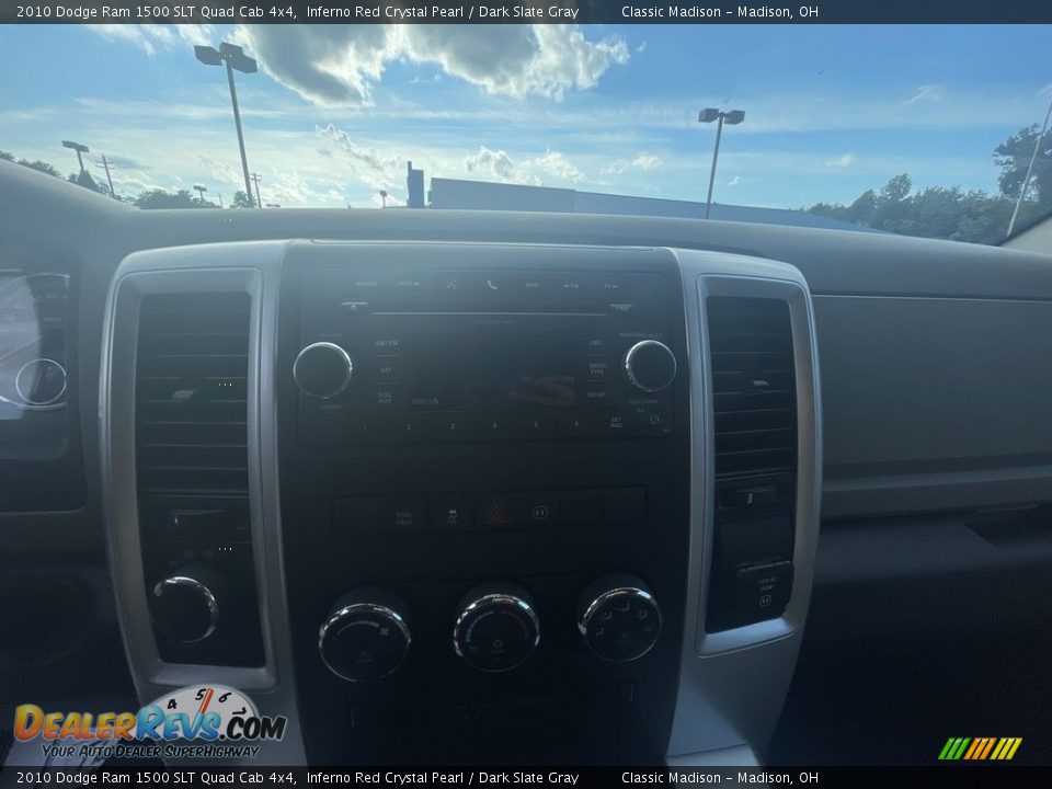 2010 Dodge Ram 1500 SLT Quad Cab 4x4 Inferno Red Crystal Pearl / Dark Slate Gray Photo #11