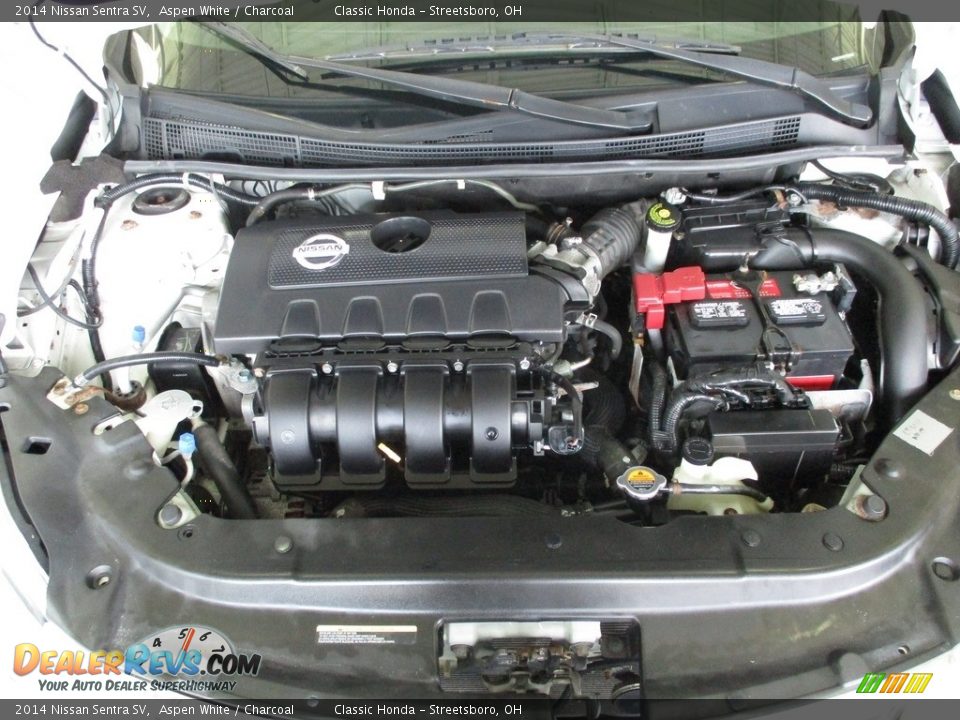 2014 Nissan Sentra SV Aspen White / Charcoal Photo #15