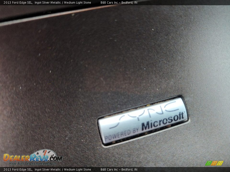 2013 Ford Edge SEL Ingot Silver Metallic / Medium Light Stone Photo #16