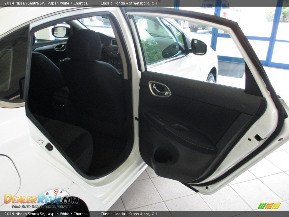2014 Nissan Sentra SV Aspen White / Charcoal Photo #19