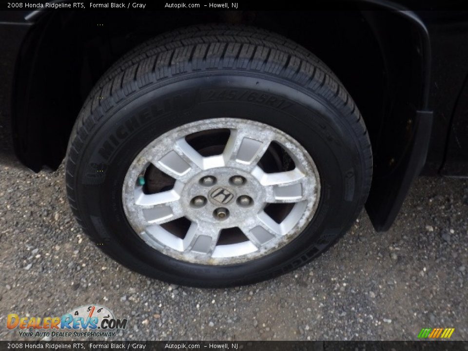 2008 Honda Ridgeline RTS Formal Black / Gray Photo #14