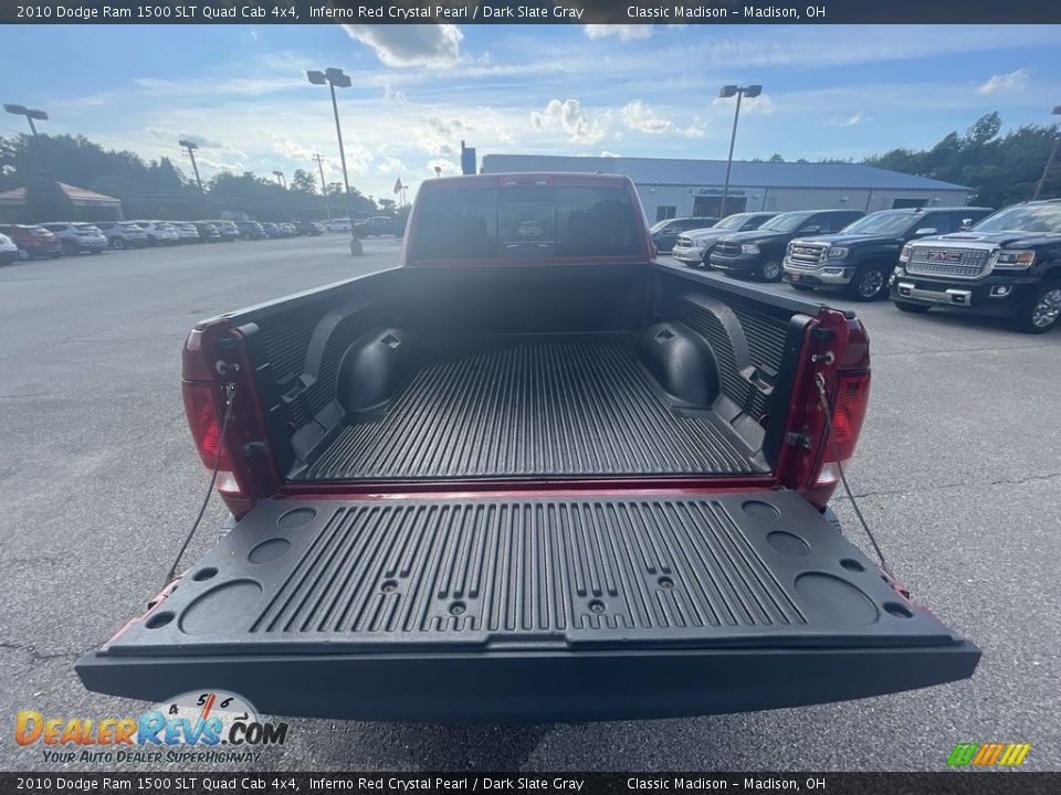 2010 Dodge Ram 1500 SLT Quad Cab 4x4 Inferno Red Crystal Pearl / Dark Slate Gray Photo #16