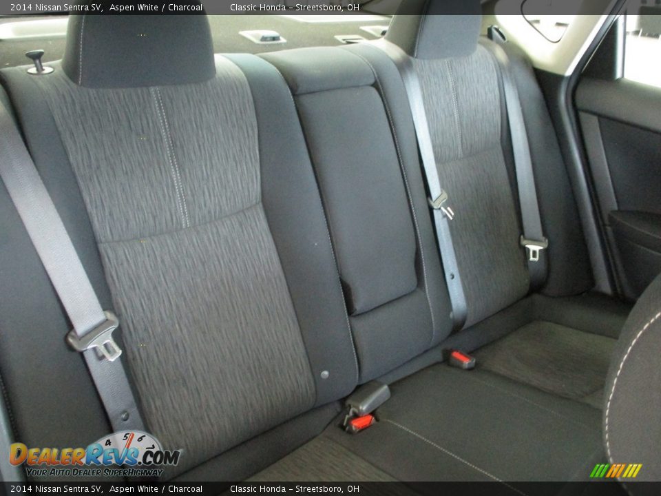 2014 Nissan Sentra SV Aspen White / Charcoal Photo #21