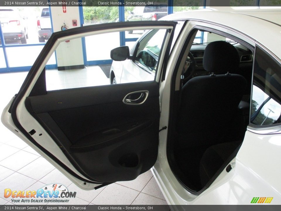 2014 Nissan Sentra SV Aspen White / Charcoal Photo #22