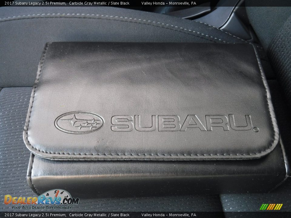 2017 Subaru Legacy 2.5i Premium Carbide Gray Metallic / Slate Black Photo #27