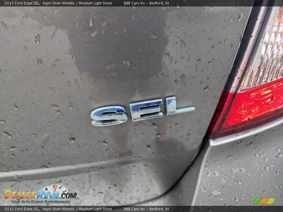 2013 Ford Edge SEL Ingot Silver Metallic / Medium Light Stone Photo #22
