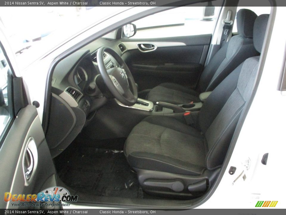 2014 Nissan Sentra SV Aspen White / Charcoal Photo #26