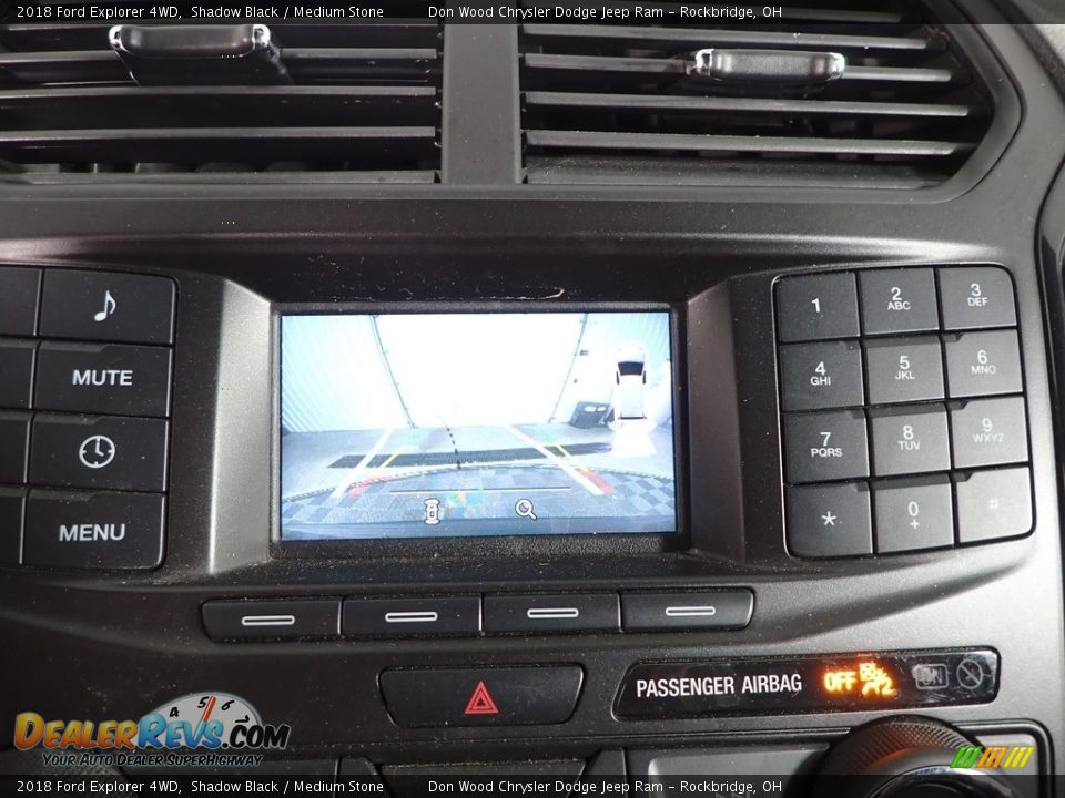 2018 Ford Explorer 4WD Shadow Black / Medium Stone Photo #2