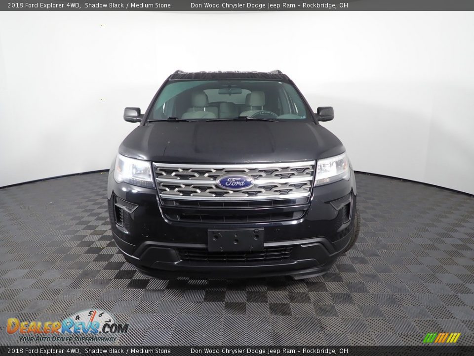 2018 Ford Explorer 4WD Shadow Black / Medium Stone Photo #3