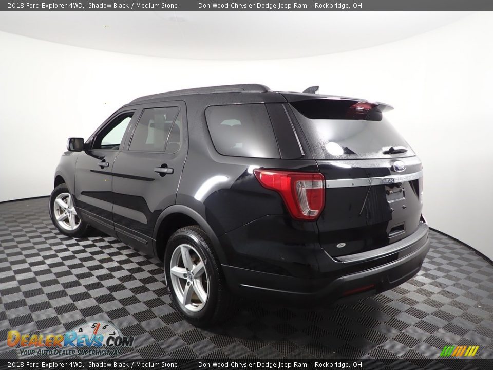 2018 Ford Explorer 4WD Shadow Black / Medium Stone Photo #5