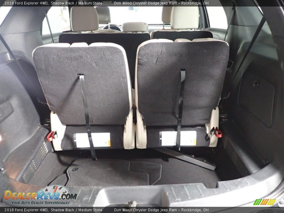 2018 Ford Explorer 4WD Shadow Black / Medium Stone Photo #8
