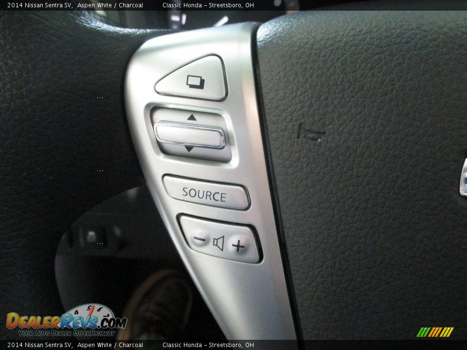 2014 Nissan Sentra SV Aspen White / Charcoal Photo #34