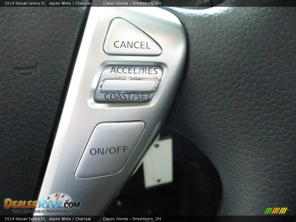 2014 Nissan Sentra SV Aspen White / Charcoal Photo #35
