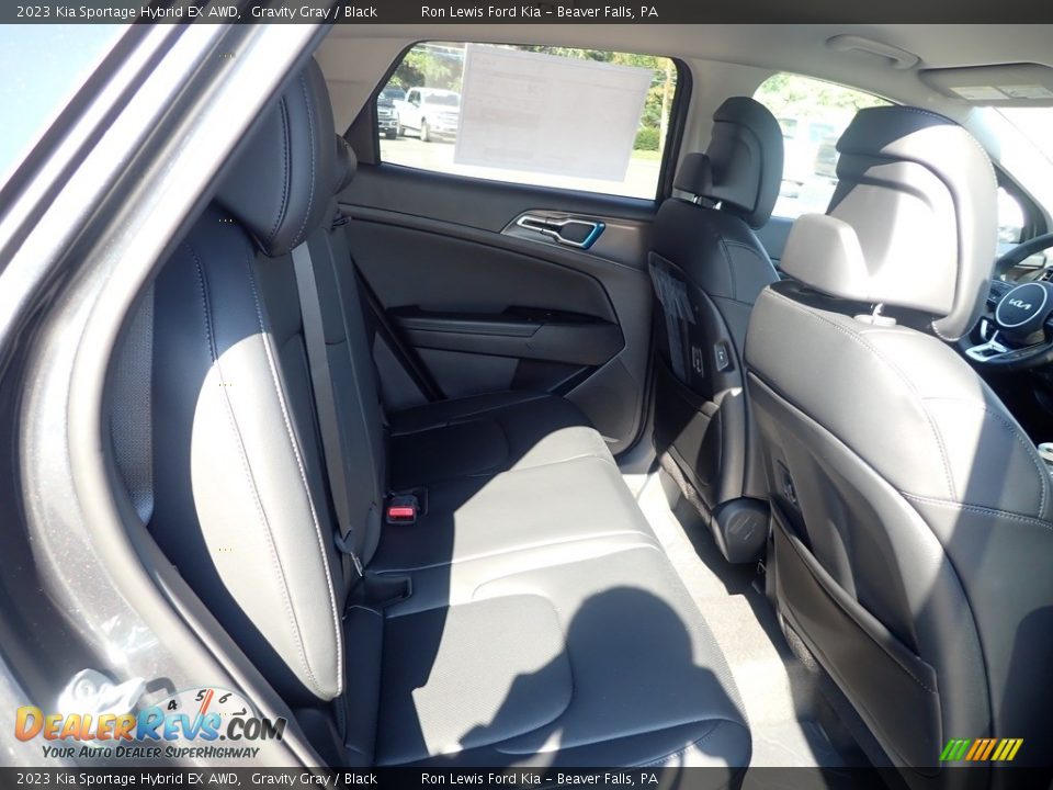 2023 Kia Sportage Hybrid EX AWD Gravity Gray / Black Photo #10