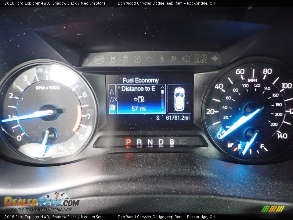 2018 Ford Explorer 4WD Shadow Black / Medium Stone Photo #17