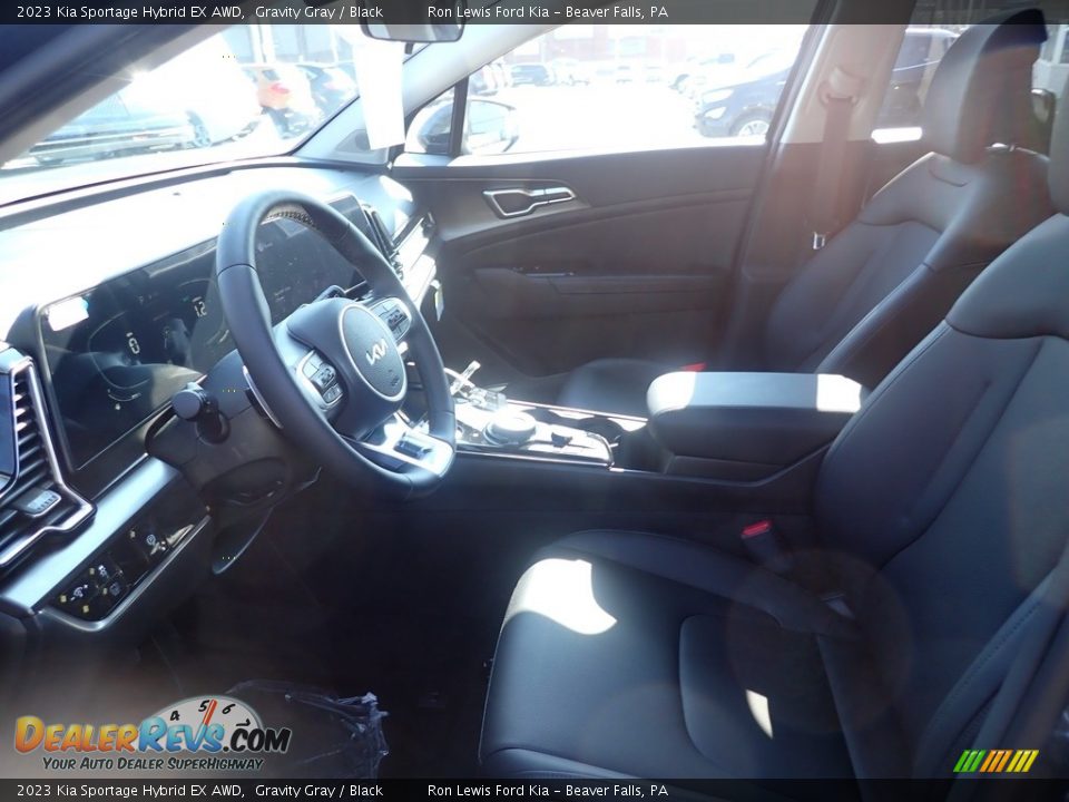 2023 Kia Sportage Hybrid EX AWD Gravity Gray / Black Photo #14