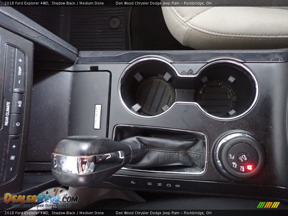 2018 Ford Explorer 4WD Shadow Black / Medium Stone Photo #21