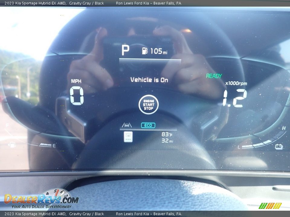 2023 Kia Sportage Hybrid EX AWD Gravity Gray / Black Photo #16