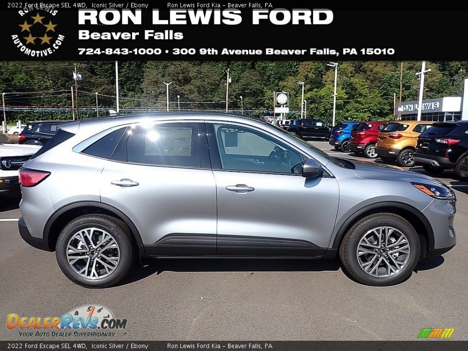 2022 Ford Escape SEL 4WD Iconic Silver / Ebony Photo #1
