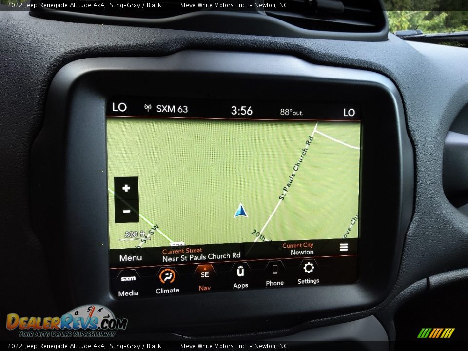 Navigation of 2022 Jeep Renegade Altitude 4x4 Photo #23