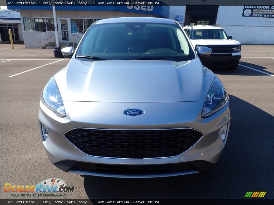 2022 Ford Escape SEL 4WD Iconic Silver / Ebony Photo #3