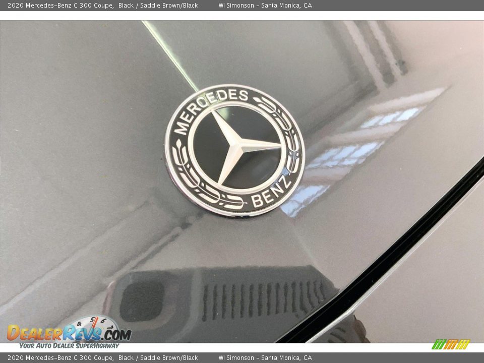 2020 Mercedes-Benz C 300 Coupe Black / Saddle Brown/Black Photo #30