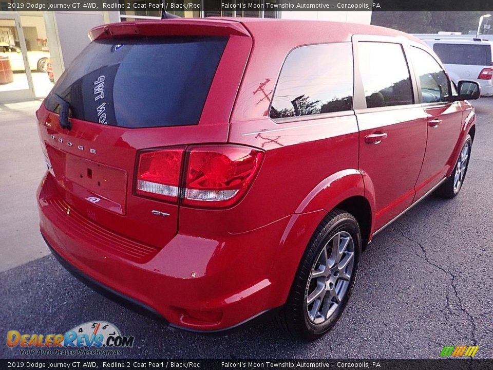 2019 Dodge Journey GT AWD Redline 2 Coat Pearl / Black/Red Photo #2