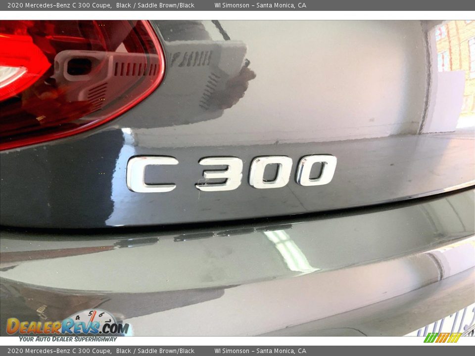 2020 Mercedes-Benz C 300 Coupe Black / Saddle Brown/Black Photo #31