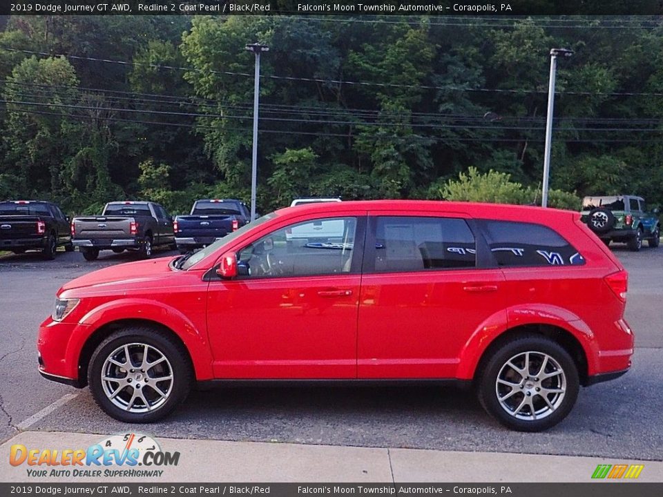 Redline 2 Coat Pearl 2019 Dodge Journey GT AWD Photo #6